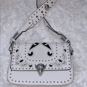Zara off white bull’s head bag